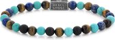 Rebel & Rose Silverbead Mix Turquoise 925 - 6mm RR-6S006-S-17.5 cm