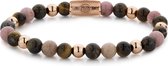 Rebel & Rose More Balls Than Most Winter Glow II - 6mm - rose gold plated RR-60059-R-16,5 cm