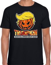 Trumpkin make Halloween great again t-shirt zwart voor heren L