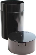 CoffeeVac 0.8ltr - 250gr - Récipient de stockage de café hermétique - Noir