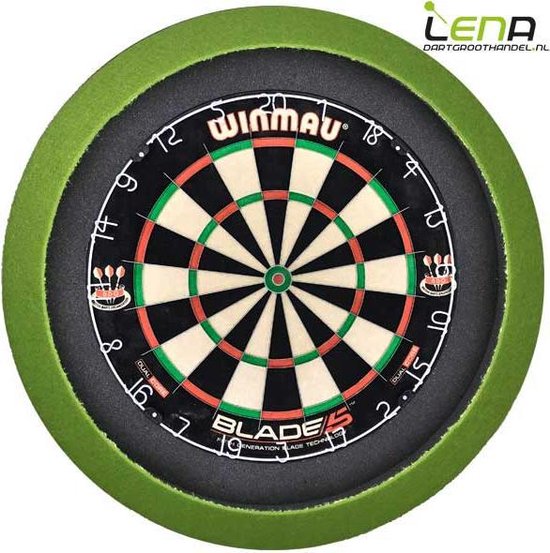 Afbeelding van het spel LENA Dartbord Verlichting BASIC XL (Lime)