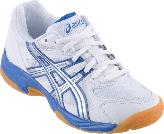 Asics Gel-Doha (GS) Sportschoenen - Maat 38 - Unisex - wit/blauw/zilver |  bol.com