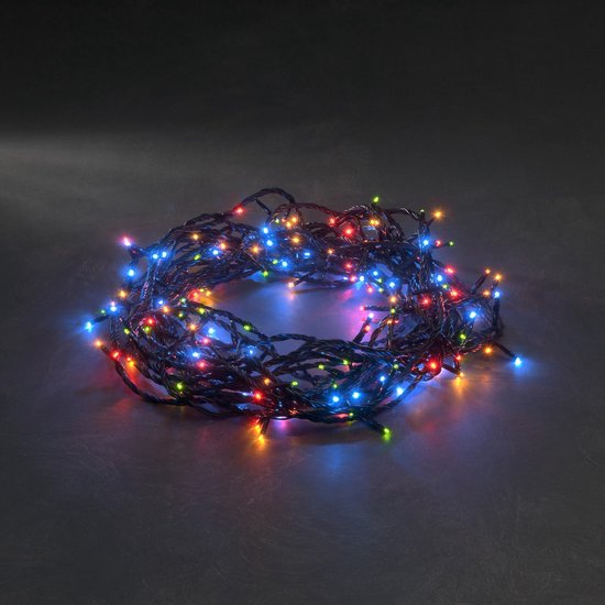 Konstsmide 3632 - Snoerverlichting - 180 lamps LED micro - speedcontroller - 1253 cm - 24V - voor buiten - multicolor