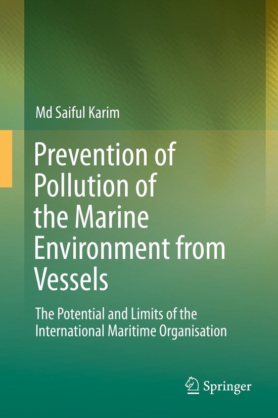 Prevention of Pollution of the Marine Environment from Vesse ... - cover