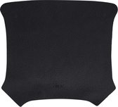 Oblac ® Leren muismat - 30 x 28 cm - Floater zwart volledig kalfsleer - Handgemaakt door ambachtslieden