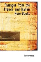 Passages from the French and Italian Note-Books