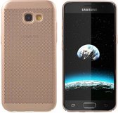 Hoesje BackCover Case Holes voor Samsung Galaxy A3 (2017) Goud
