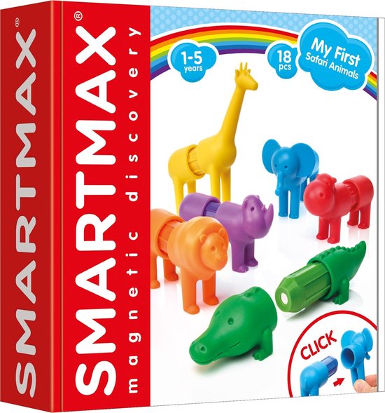 SmartMax My First Safari Animals - Magnetische Dieren
