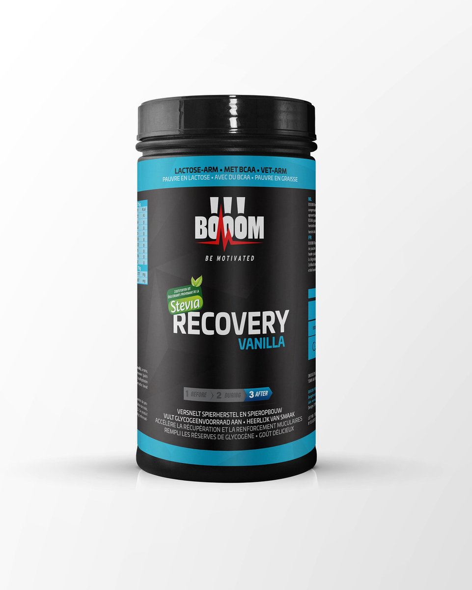 Goedkoopste BOOOM Recovery Drink 600g Vanille