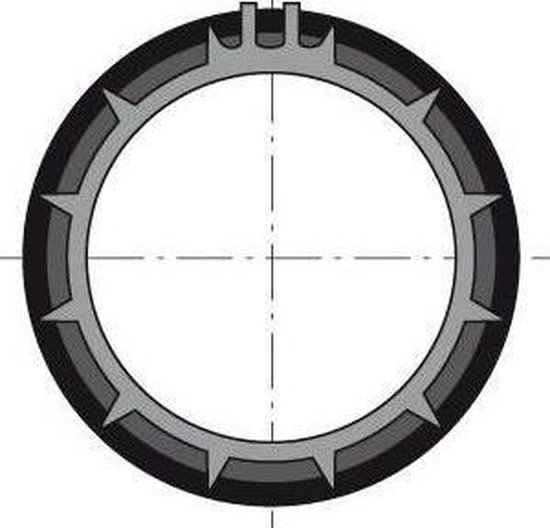 Verloopring Simu T5 naar T6 Adapter