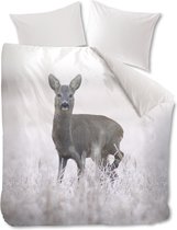 Beddinghouse Snow Deer - Housse de couette - Double - 200x200 / 220cm - Grijs
