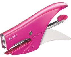 Leitz WOW Niettang Werkt met Leitz Nietjes Nr.10 - Capaciteit Van 15 Vel - Voor Kantoor En Thuiswerken - Ideaal Voor Thuiskantoor - Roze