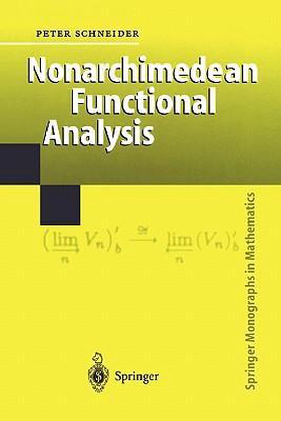 Nonarchimedean Functional Analysis - cover
