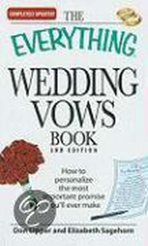 The Everything Wedding Vows Book - cover