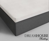 Dreamhouse Topper Hoeslaken - Katoen - Eenpersoons - 90x220 cm - Crème