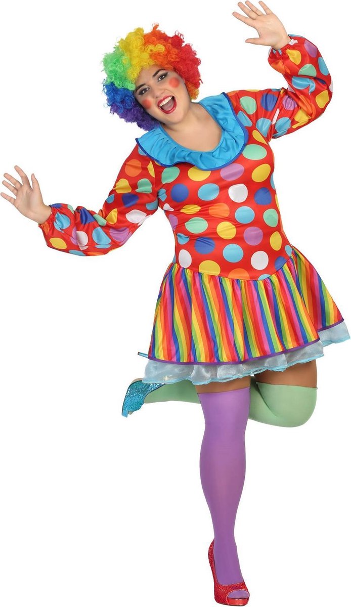 Keelholte Benadering Mondstuk Clownspak voor dames - Volwassenen kostuums | bol.com
