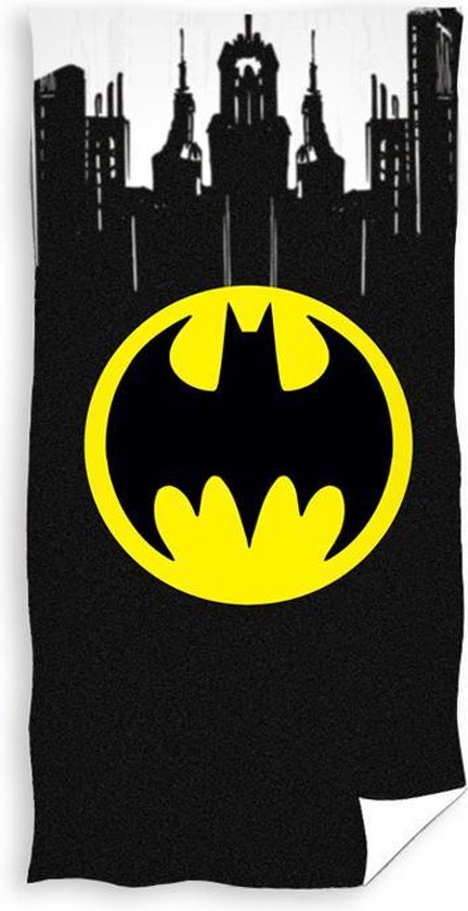 Batman Logo Strandlaken - 70x140 cm - Black