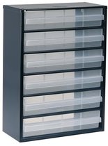 Raaco Metalen Ladekast - 6 lades - 150 x 306 x 417 mm
