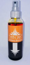 Twin Tan 2 fasen Melano Bronzer zonnebankcrème bruinversneller 150 ml