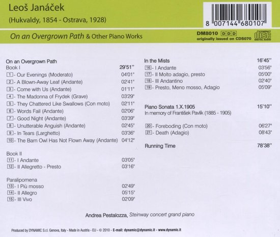 On An Overgrown Path & Other Piano Works