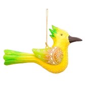Tropische hangende vogel geel