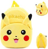 Kinderrugzak van zacht pluche - lekker zacht en praktisch cadeau | Schattige schooltas | ook leuk als luieretui |Lunch box|Mini Rugzak | Rugtas kleuter peuter pluche | Pokemon Pika