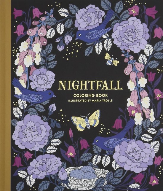 Boek cover Nightfall Coloring Book van Maria Trolle (Hardcover)
