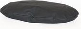 Coussin Confort Coussin Chien Ovale aspect cuir 65 x 45 cm - Anthracite