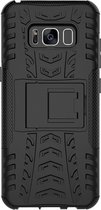 Dazzler S8-102, Case voor Galaxy S8, schokabsorberend, uitsparingen voor warmte, zwart