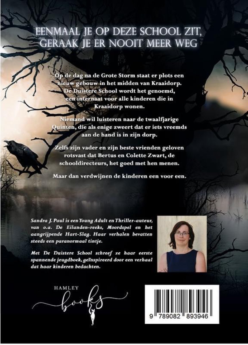 De Duistere School - back cover
