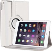 geschikt voor Apple iPad Air 2 Case met 360° draaistand Hoes Cover Kleur Wit