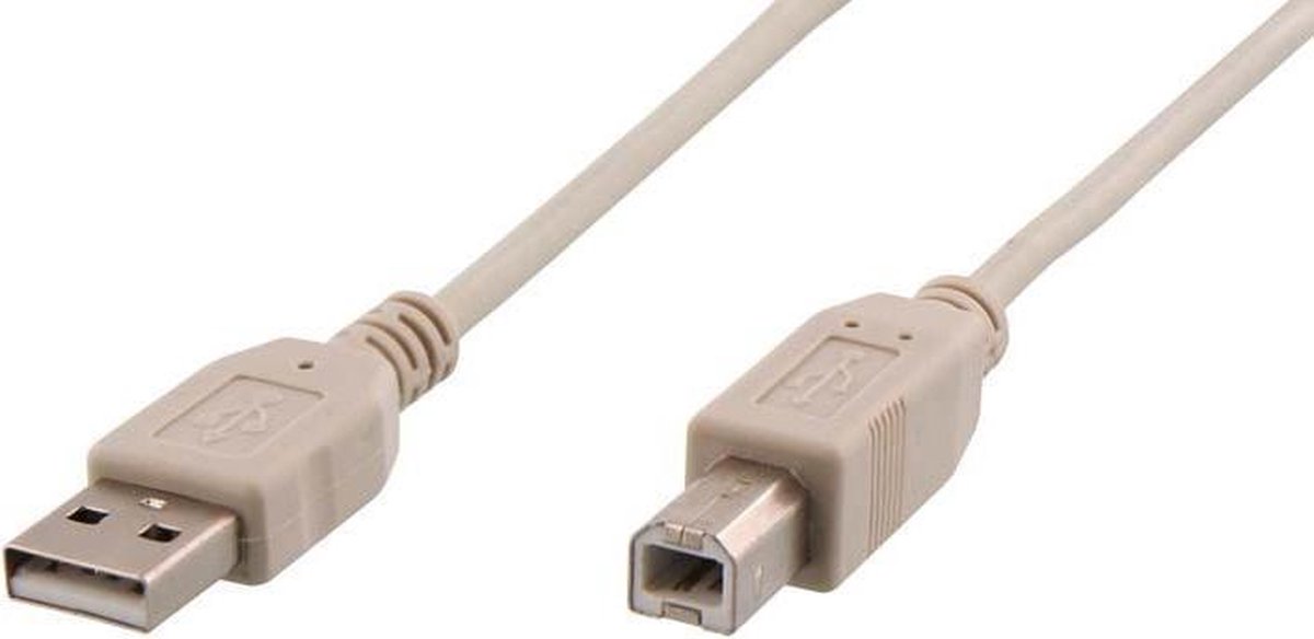 T'nB USBAB18 USB-kabel 1,8 m USB 2.0 USB A USB B Beige
