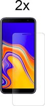 Samsung J6 Plus 2018 Screenprotector - Beschermglas Samsung Galaxy J6 Plus 2018 Screen Protector Glas - 2 stuks