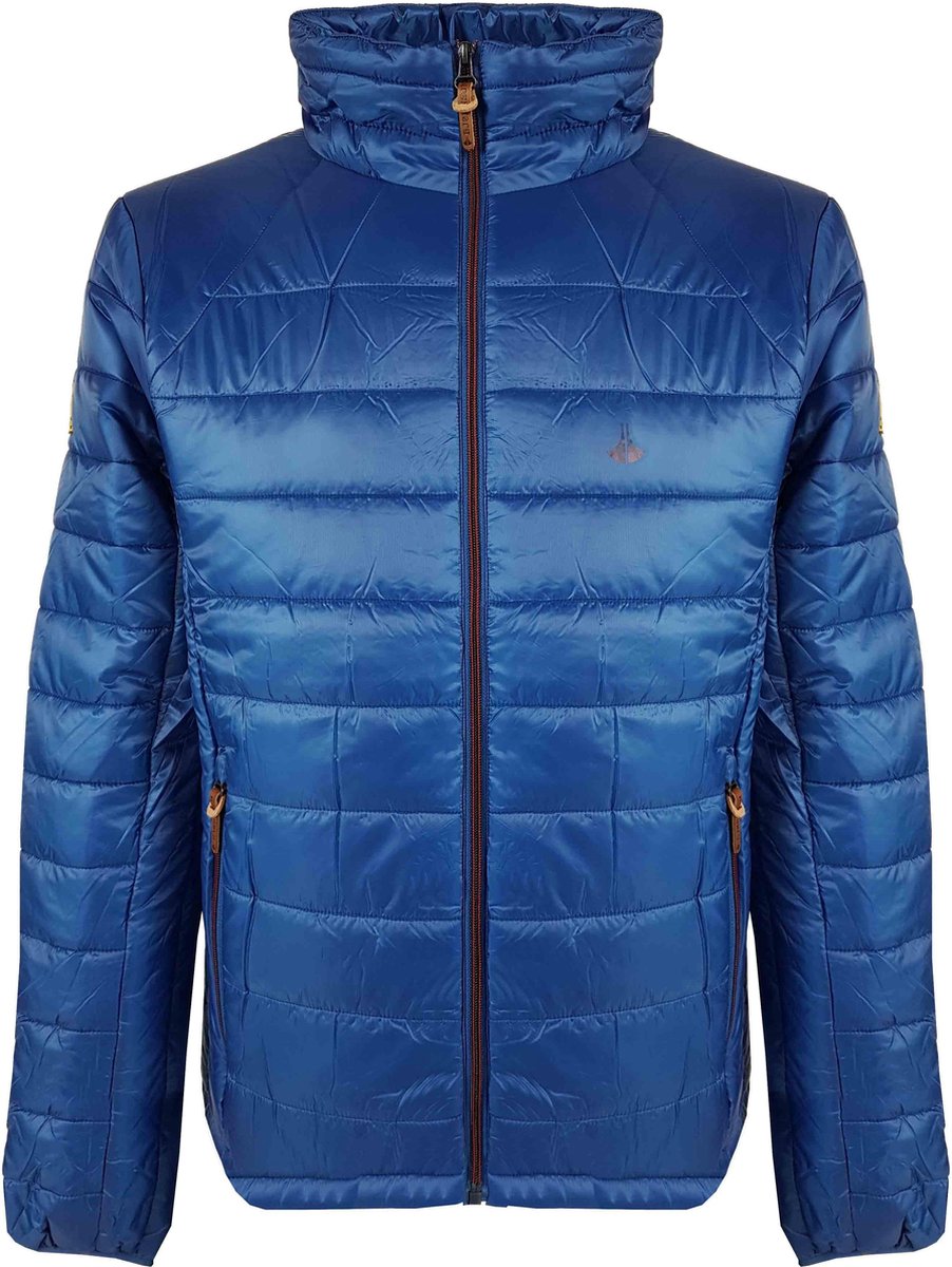 BJØRNSON Vitor Heren Winterjas Blauw Royaal Maat L BJØRNSON Vitor Heren Winterjas Blauw Royaal Maat L