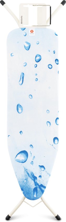 Brabantia Strijkplank B - met Strijkerhouder - 124 x 38 cm - Ice Water