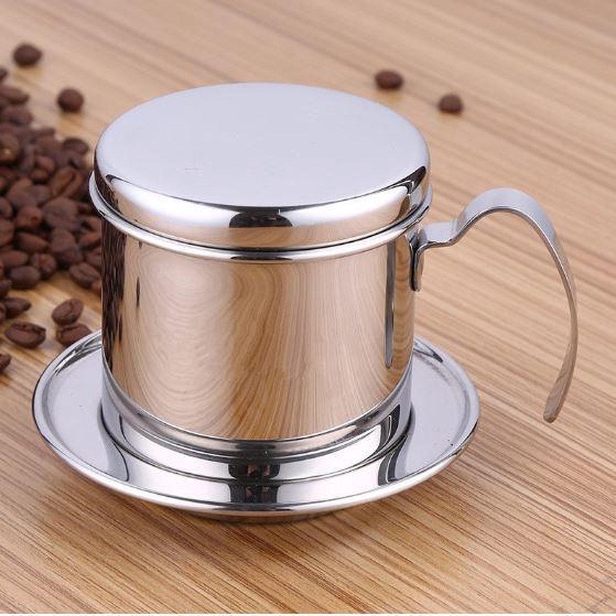 Vietnamese Koffiezetter - koffiefilter - koffiepot - RVS - ijskoffie - met  extra 100... | bol.com