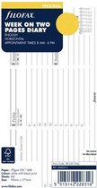 Filofax Personal ag.inh. 2019 week op 2 pagina's horizontaal