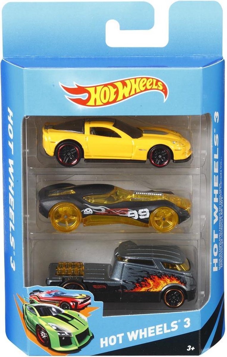 Hot Wheels Cadeauset met 3 Auto's