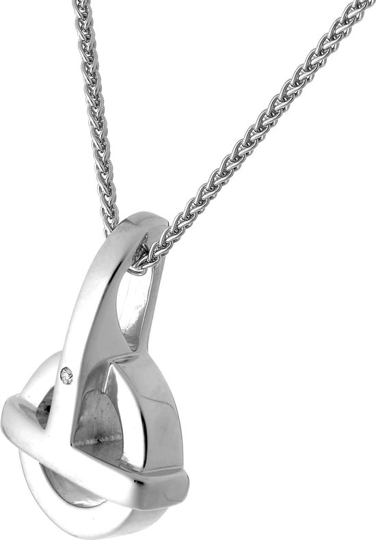 Orphelia Jewelry Pendente Con Diamante In Argento 925, Donna, Collana ZH-4385