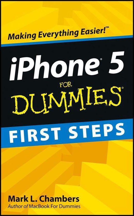 iPhone 5 First Steps For Dummies - cover