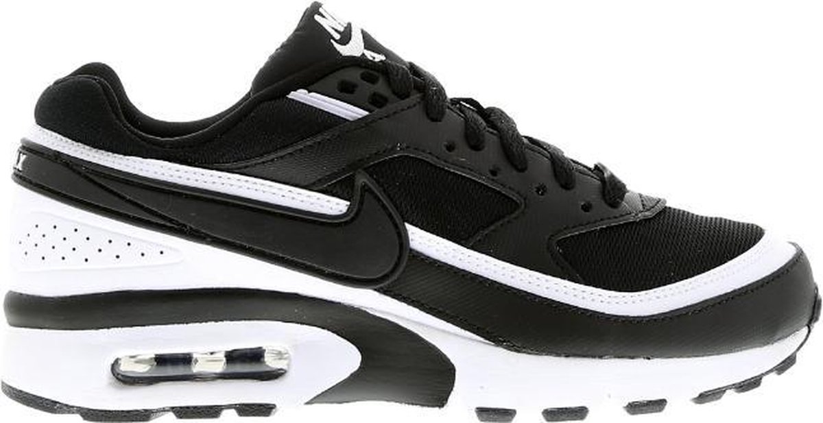 Nike Air Max BW (GS) Sneakers - Maat 38.5 - Meisjes - zwart/wit | bol.com