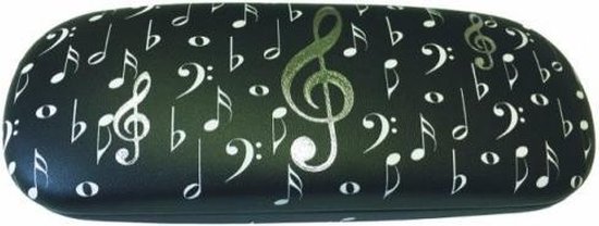 Boîte à lunettes notes de musique noir | bol.com