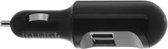 Belkin Dual-USB Auto-oplader - Zwart