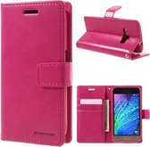 Mercury Blue Moon Wallet Case hoesje Samsung Galaxy J1 2016 roze