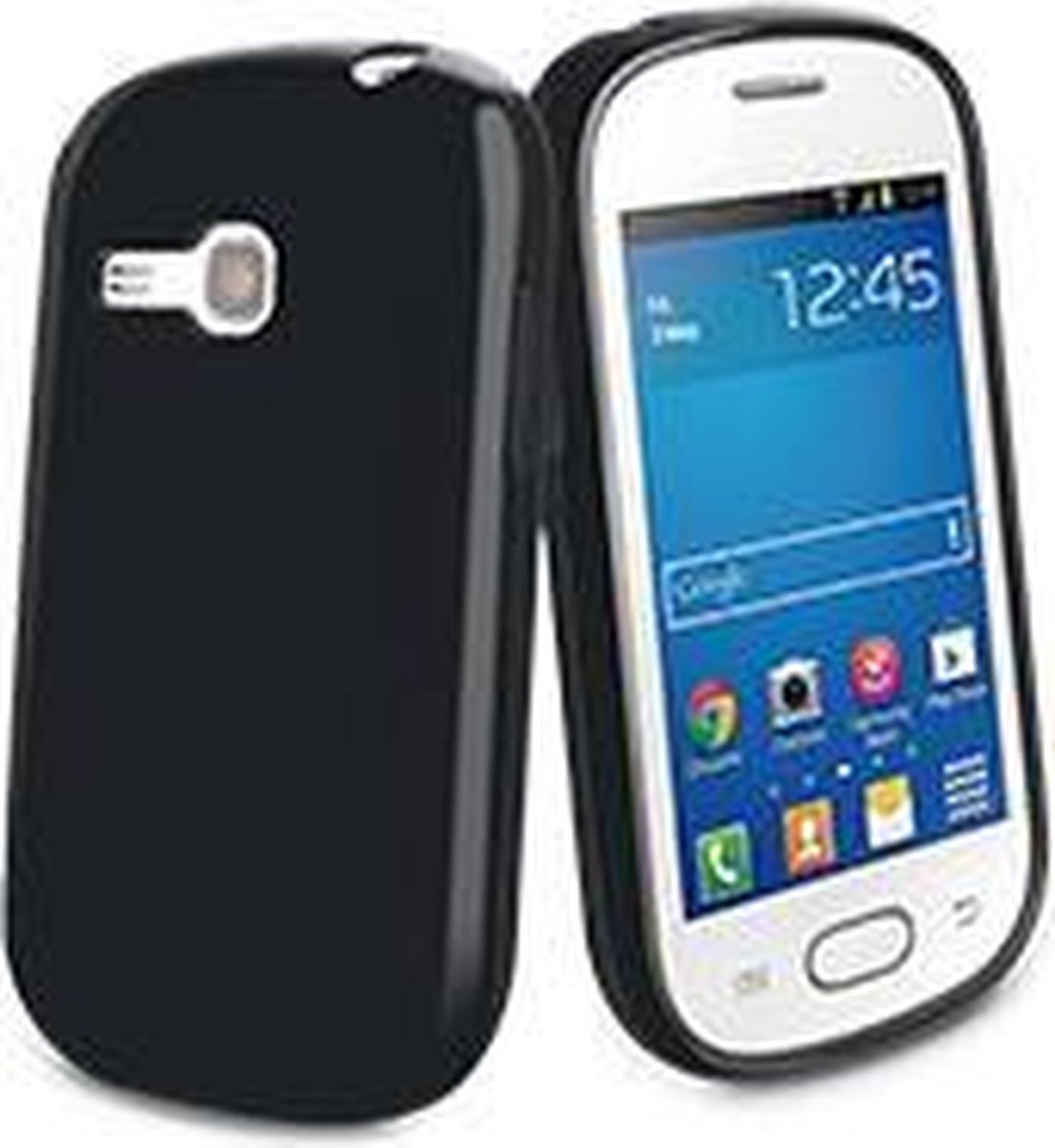 muvit Samsung Galaxy Fame Lite S6790 Minigel Case Black