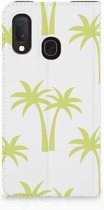 Geschikt voor Samsung Galaxy A20e Smart Cover Palmtrees