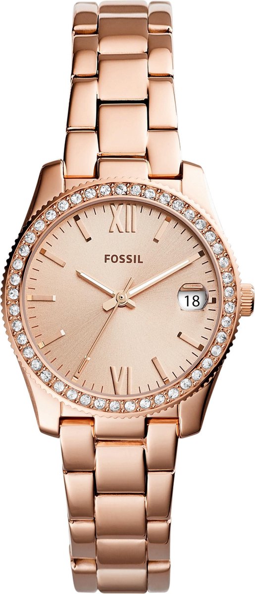 Fossil Scarlette Mini ES4318 Dameshorloge 32 mm - Zilverkleurig