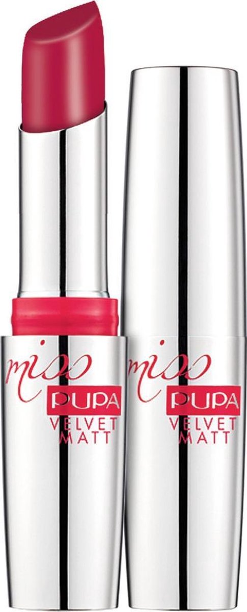 Goedkoopste Pupa Miss Pupa Velvet Matt 203 Fuchsia Idol Lippenstift langdurige 3,3 ml