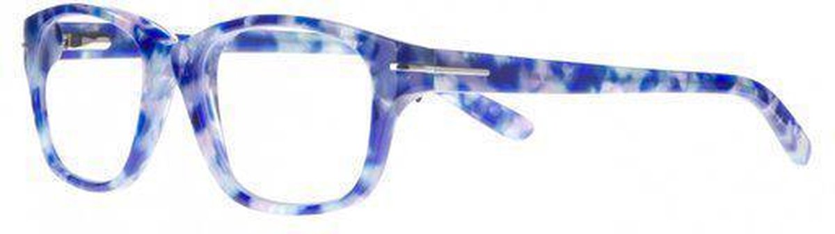 Icon Eyewear KCE801 Goldline Leesbril +3.00 - Blauw gemeleerd - Acetaat
