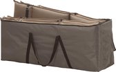 DistriCover kussenhoes premium 200x75x60 cm Taupe Kussentas